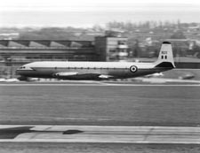 Comet in flight