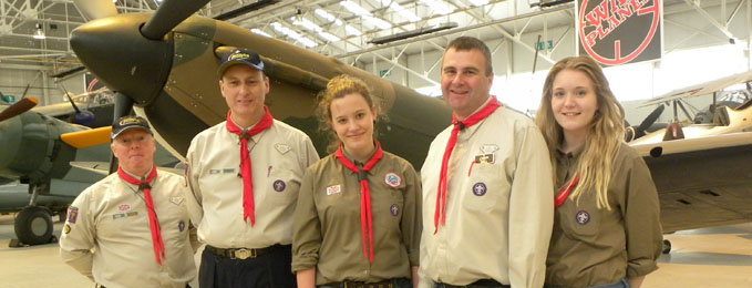 Scouts Aviation Badges