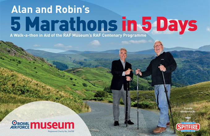 Please sponsor Alan and Robin's 5 Marathons in 5 Days. Please sponsor Alan and Robin's 5 Marathons in 5 Days.