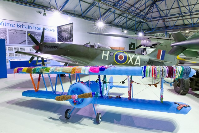 Knitted plane Knitted plane