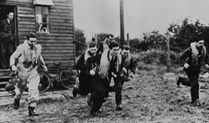 Pilots scrambling to their aircraft summer 1940
