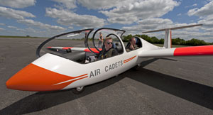 A member of the Air Cadets today A member of the Air Cadets today
