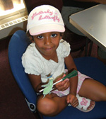One of our younger visitors.