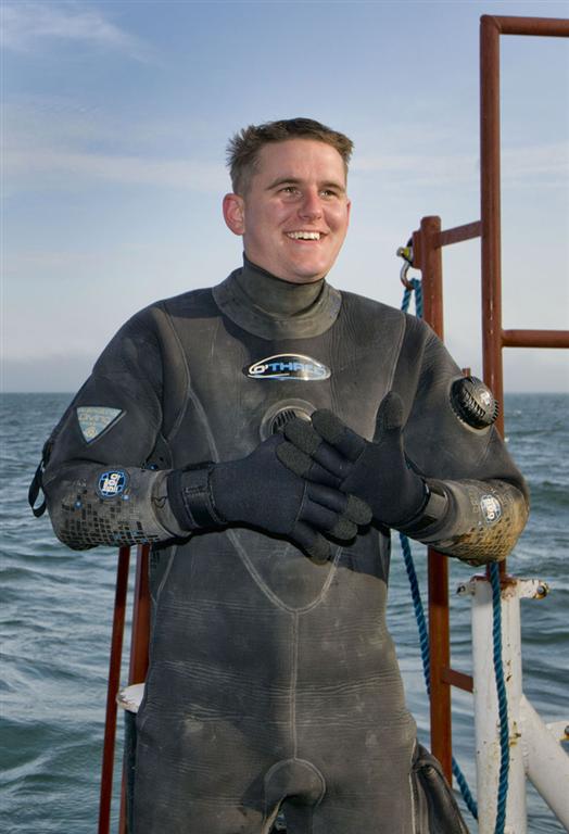 Member of the Seatech Diving team.
