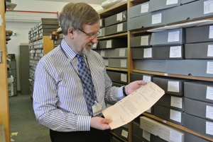 One of our Archivists One of our archivists