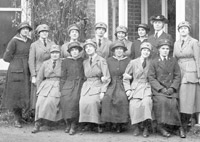 WRNS and WRAFs at Warsash Air Station, 1918