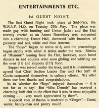 Entertainments - Etc