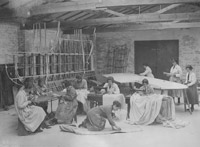 Seamstresses in workshop