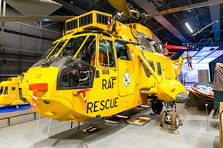 A Sea King Helicopter in Hangar 1