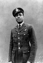 Pilot Officer Johnny Smythe from Sierra Leone, circa 1941 (Courtesy of IWM) Pilot Officer Johnny Smythe from Sierra Leone, circa 1941 (Courtesy of IWM)