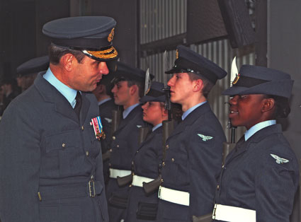 Graduation ceremony at RAF Halton, 1994 (Courtesy of Peter Dye) Graduation ceremony at RAF Halton, 1994 (Courtesy of Peter Dye)