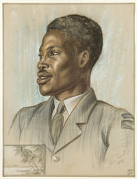 An Airman from Nigeria, Aircraftman Second Class A. Dewale, Honour Earl, 1944 (FA00936) An Airman from Nigeria, Aircraftman Second Class A. Dewale, Honour Earl, 1944 (FA00936)