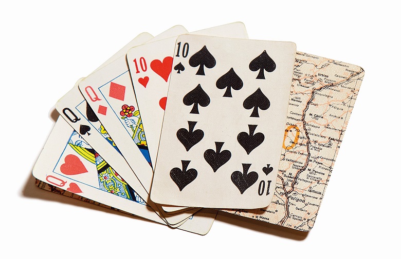 Playing Cards with Hidden Maps