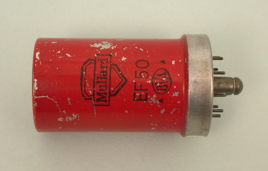 Mullard EF 50 valve, RAF designation VR 61 (79R/R/823) Mullard EF 50 valve, RAF designation VR 61 (79R/R/823)