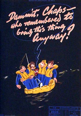 Dammit, chaps - who remembered to bring this thing anyway?