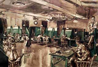 RAF Communications Room (probably Biggin Hill, 1944)