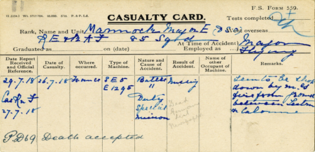 miles casualty card vaginitis