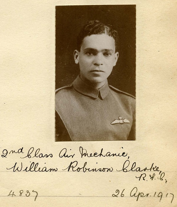 Sgt Clarke's RAeC photograph, 26 April 1917 (By kind permission of the Royal Aero Club Trust) Sgt Clarke's RAeC photograph, 26 April 1917 (By kind permission of the Royal Aero Club Trust)