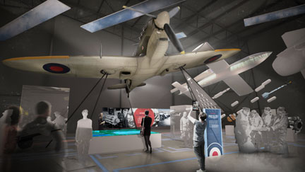 An artist's impression of what the First 100 Years of the RAF will look like. An artist's impression of what the First 100 Years of the RAF will look like.