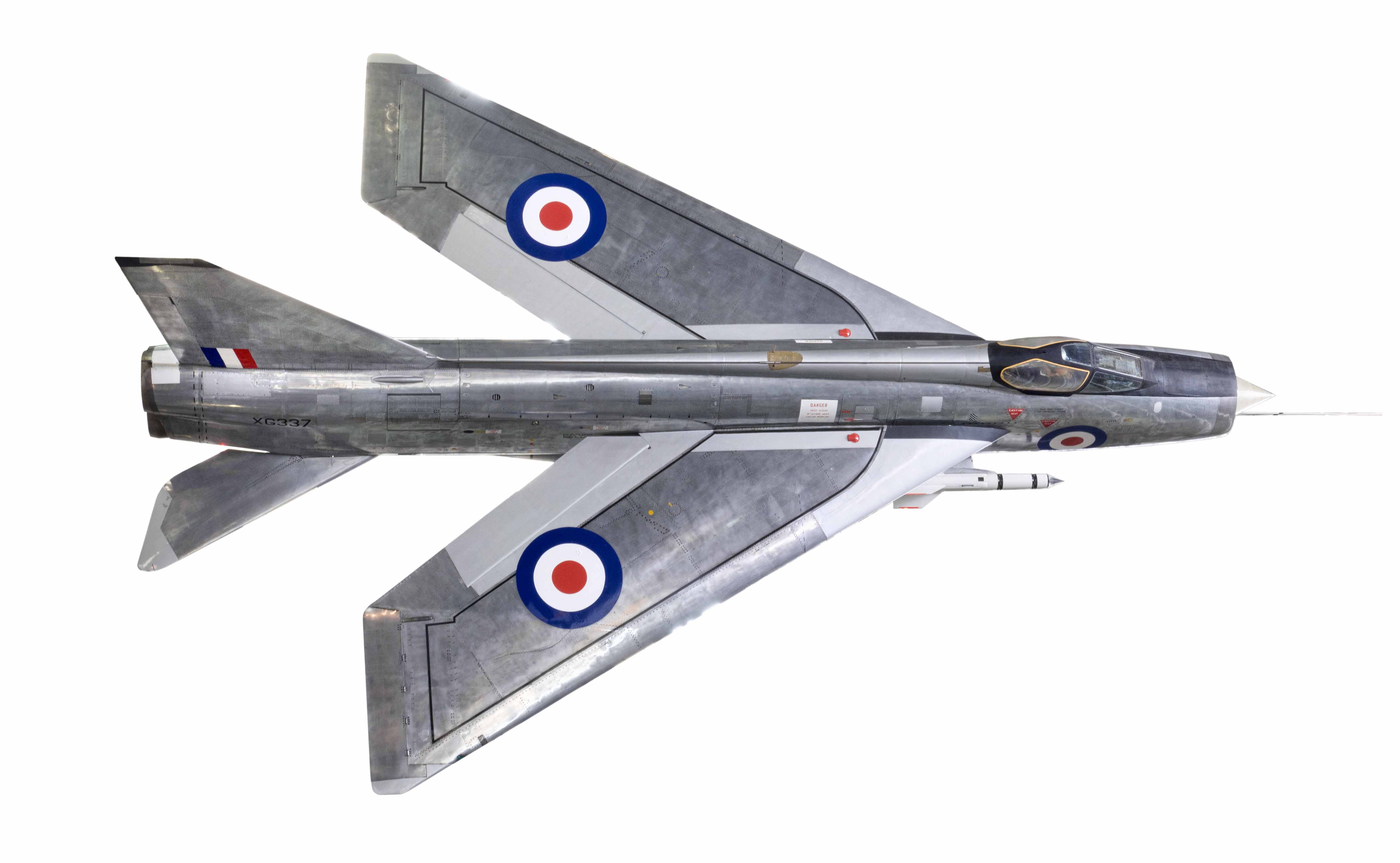 English Electric Lightning Interceptor Warplanes Collectors Club Card