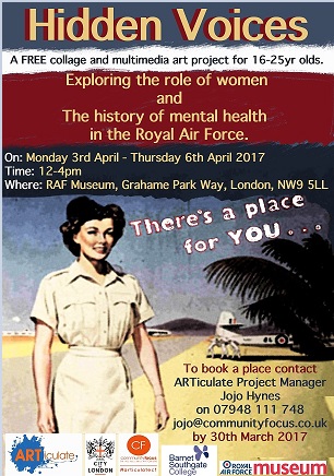 Hidden Voices - A workshop on the history of women in the RAF. Hidden Voices - A workshop on the history of women in the RAF.