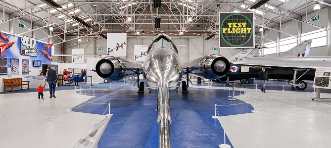 The Bristol 188 in our Test Flight Hangar