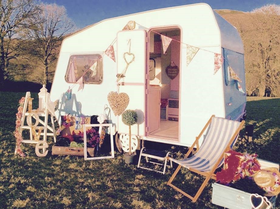 Vintage caravan photo booth