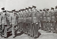 Air Vice Marshall HR Nicholls reviewing RAF Personnel Air Vice Marshall HR Nicholls reviewing RAF Personnel