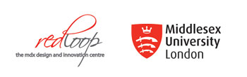 Red Loop & Middlesex University logos Red Loop & Middlesex University logos