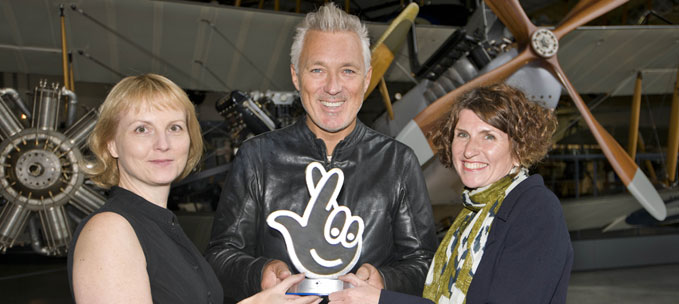 Karen Whitting Director Public Programmes (left) with Maggie Appleton (right) receiving the HLF Award for Best Heritage Project 2015 from Martin Kemp Karen Whitting Director Public Programmes (left) with Maggie Appleton (right) receiving the HLF Award for Best Heritage Project 2015 from Martin Kemp