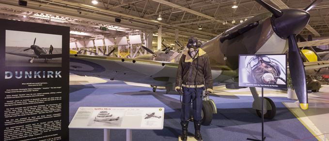 Tom Hardy's Dunkirk Uniform now on display