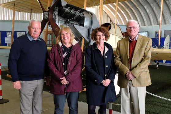 Ron Morris, Chairman MASCH, Clare Carr, RAFM, Maggie Appleton, CEO RAFM, Alan Doe MASHC 