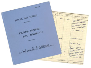 Guy Gibson's Log Book