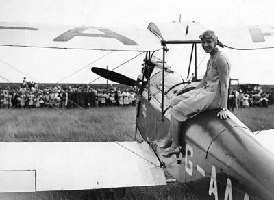 Amy Johnson long distance flight record breaker Amy Johnson long distance flight record breaker