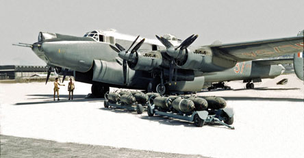 A Shackleton Bomber of No. 37 Squadron at RAF Masirah A Shackleton Bomber of No. 37 Squadron at RAF Masirah