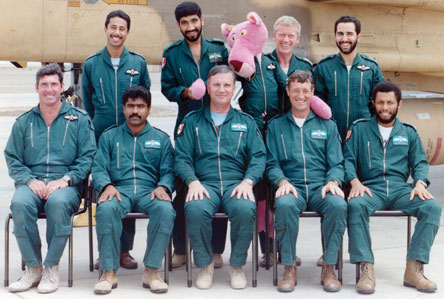 Omani and British Pilots of No. 20 Squadron of the Sultan of Oman's Air Force Omani and British Pilots of No. 20 Squadron of the Sultan of Oman's Air Force