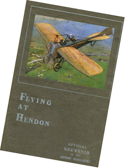 Hendon air show souvenir programme, 1912